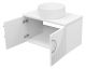 Подвесная тумба под раковину Misty Ярина 80см белый