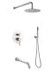 Душевой комплект РМС SUS129-1S нержавеющая сталь