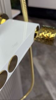 Душевая стойка Boheme Stick 128-WG.2 белый/золото