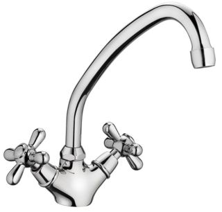 Смеситель для кухни Haiba HB4125 хром