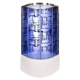 Душевая кабина Deto BМ4510 N LED BLACK 100х100х208 см