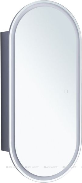 Зеркальный шкаф с подсветкой Aquanet Монте 344786 40 см белый