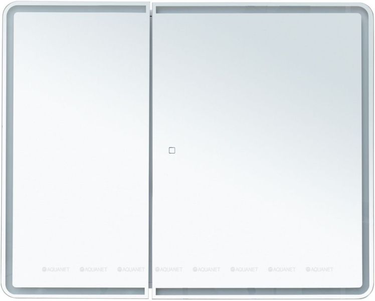 Зеркальный шкаф с подсветкой Aquanet Оптима 341427 100 см