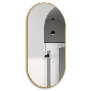 Зеркало с подсветкой ABBER Kontur AG6304SCG 55см золото