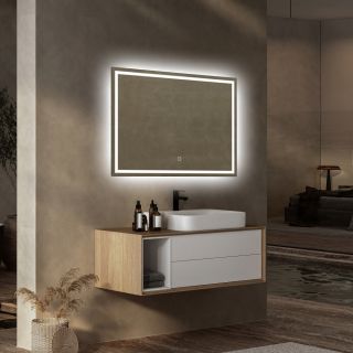 Зеркало с подсветкой ABBER See AG6116S 80см