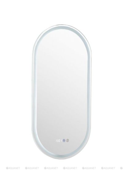 Зеркало с подсветкой Aquanet Монте 288969 45 см белый матовый