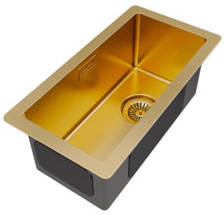 Мойка кухонная Paulmark Klein PM202344-BG брашированное золото