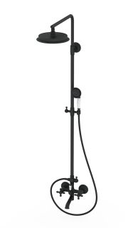 Душевая стойка Wonzon & Woghand Retro WW-88739020-MB чёрный матовый